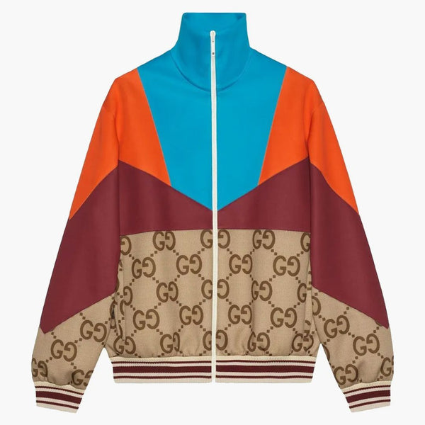 Multikologowa kurtka do utworów kolorów Gucci Block