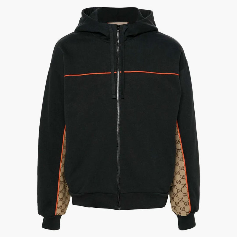 Gucci Contrast Insert Jacket Black