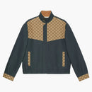 Gucci Cotton Canvas GG Supreme Jacket Dark Gray