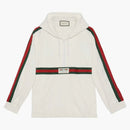 Gucci Cotton Canvas Windbreaker with Gucci Label White