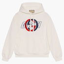 Gucci Cotton Jersey Hooded Sweatshirt Off White
