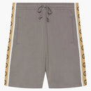 Gucci Cotton Jersey Shorts Gray