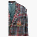 Gucci Crest Coat tmavě šedá