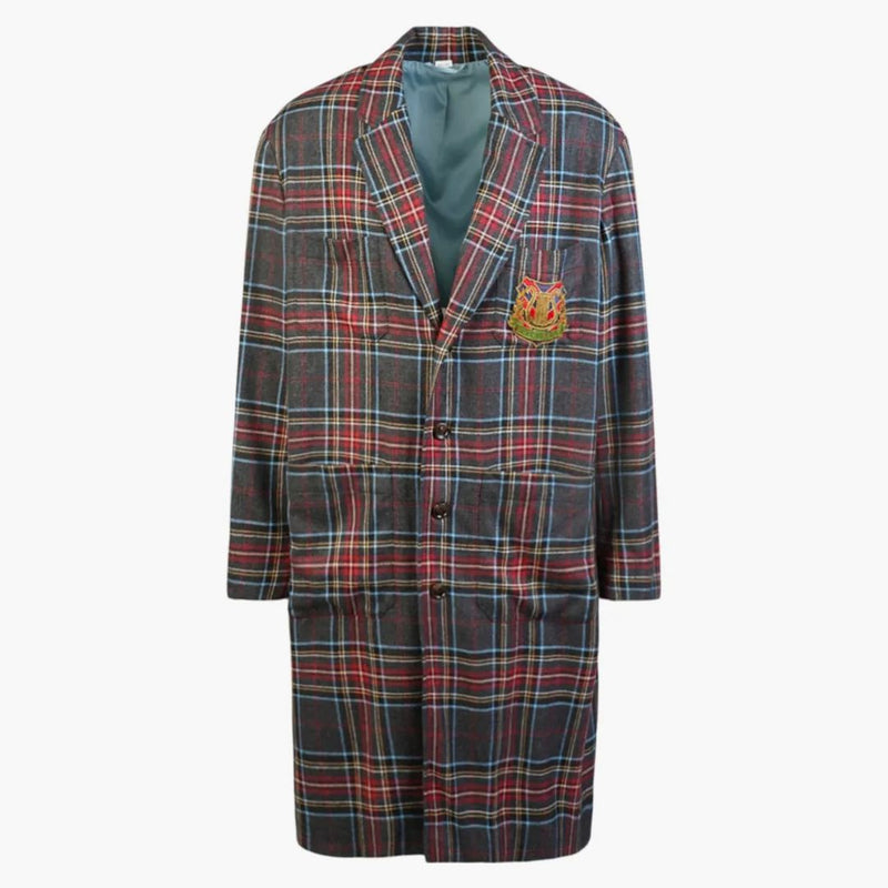 Gucci Crest Coat Dark Grey