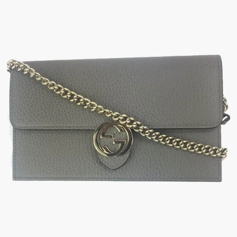 Gucci Crossbody Interlocking G Gray