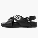 Sandalias cruzadas de Gucci Negro
