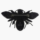 Gucci Crystal-Embellished Bee Brooch Gold