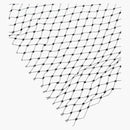 Gucci Crystal Embellished Fishnet Shawl Black