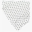 Gucci Crystal Embellished Fishnet Shawl Black