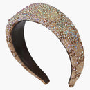 Gucci Crystals GG Canvas Hairband Beige/Dark Brown