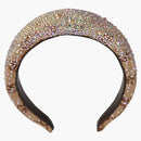 Gucci Crystals GG Canvas Hairband Beige/Dark Brown