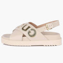 Gucci Sandalia para mujeres White (femenina)