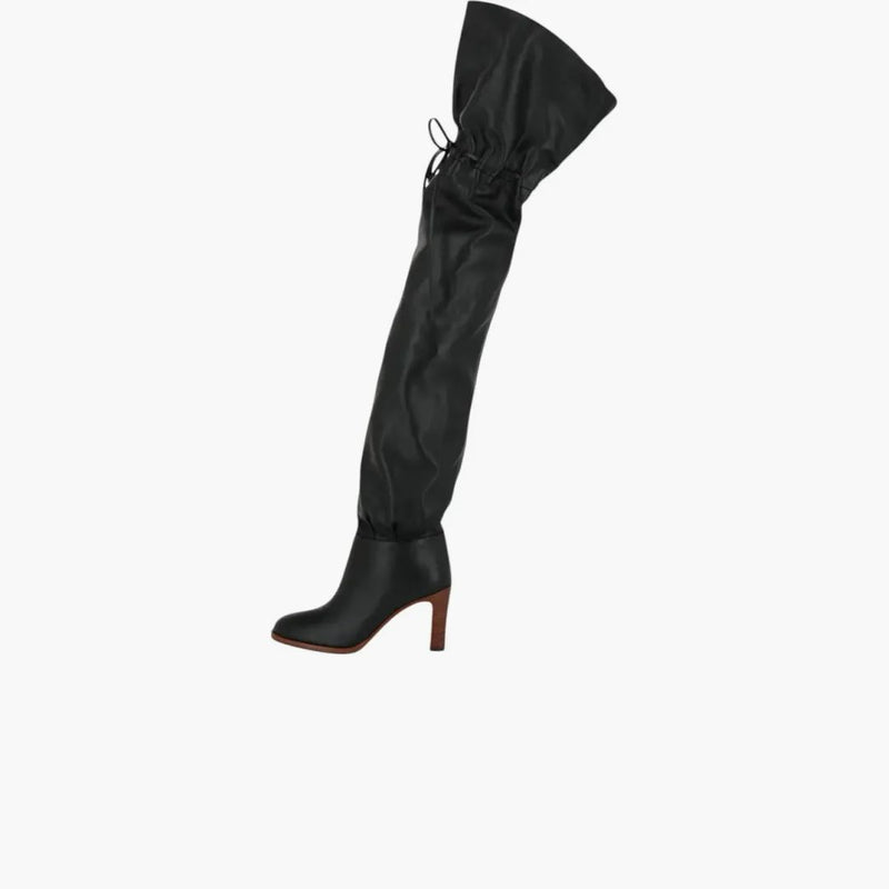 Gucci Deauville Cinched Over-the-Knee Boots Black (Women's)