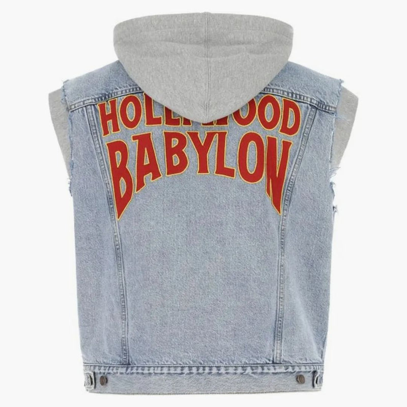 Gucci denim Sleeveless Jacket Blue