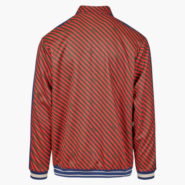 Gucci Diagonal Stripe Track Kurtka czerwona/zielona