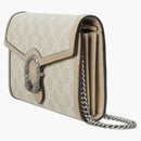 Gucci Dionysus Chain Wallet Beige/White