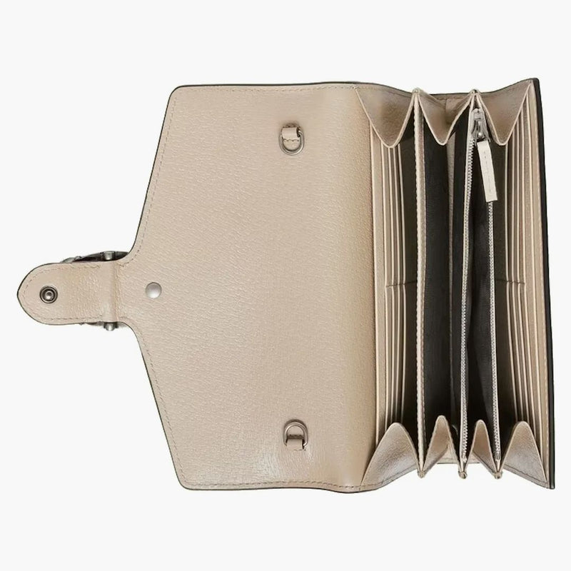 Gucci Dionysus Chain Wallet Beige/white