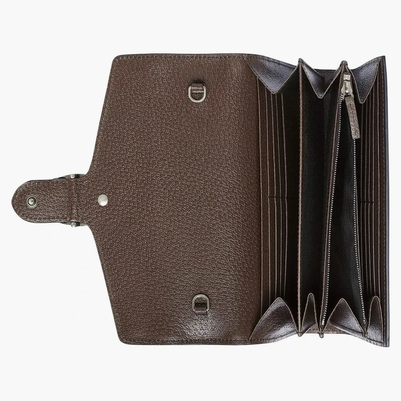 Gucci Dionysus Chain Wallet Jumbo Gg Camel/ebony