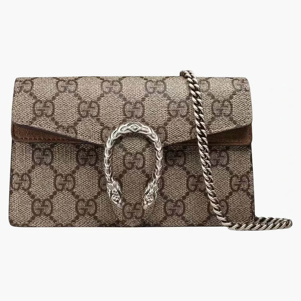 Gucci Dionysus Gg Supreme Super Mini Bag Taupe