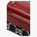 Gucci Dionysus GG Tweed Super Mini Black/White/Cerise