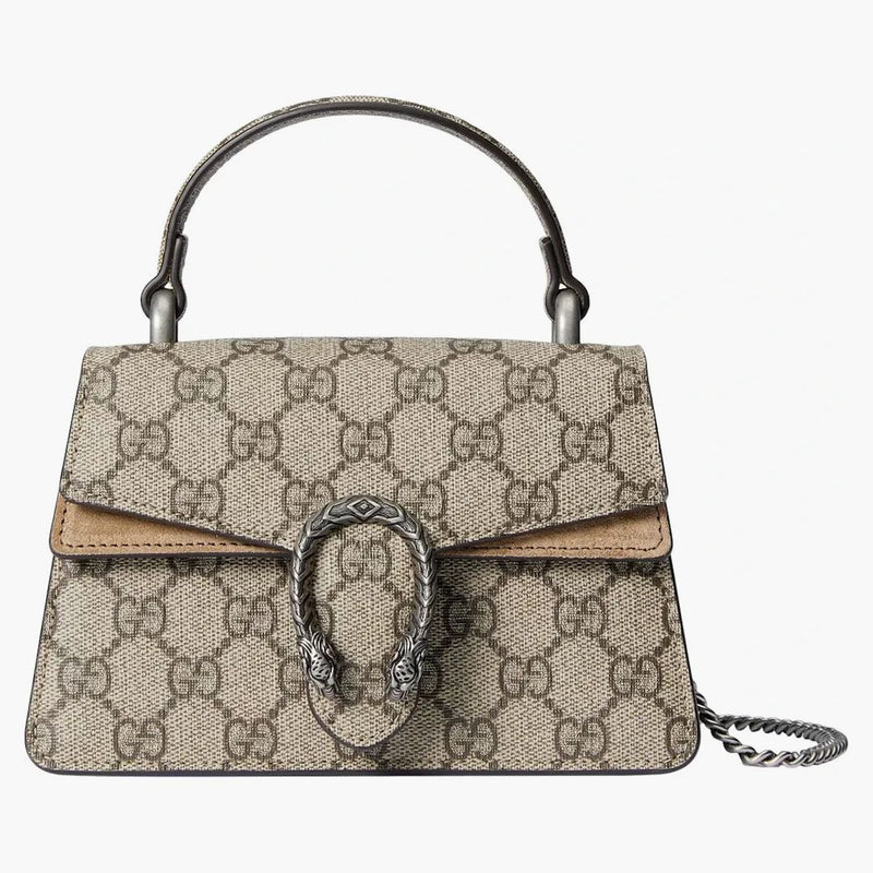 Gucci Dionysus Mini Top Hand Manage Bag Beige/Ebony