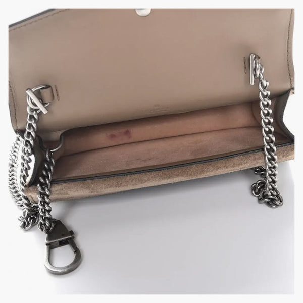 Gucci Dionysus GG Supreme Super Mini Beige