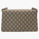 Gucci Dionysus Shoulder Bag Gg Supreme Small Taupe