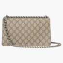Gucci Dionysus Shoulder Bag Small GG Supreme Canvas Beige/Ebony