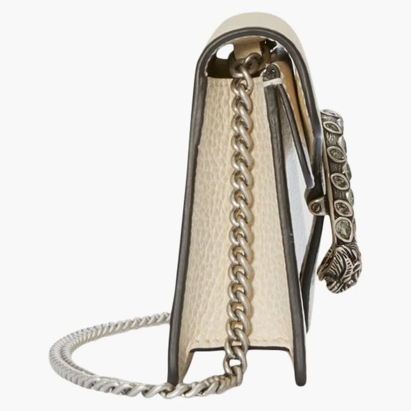 Gucci Dionysus axelväska super mini vit