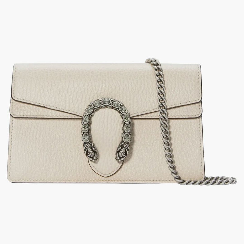 Gucci Dionysus axelväska super mini vit
