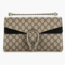 Gucci Dionysus Shoulder Bag Gg Supreme Small Brown/black