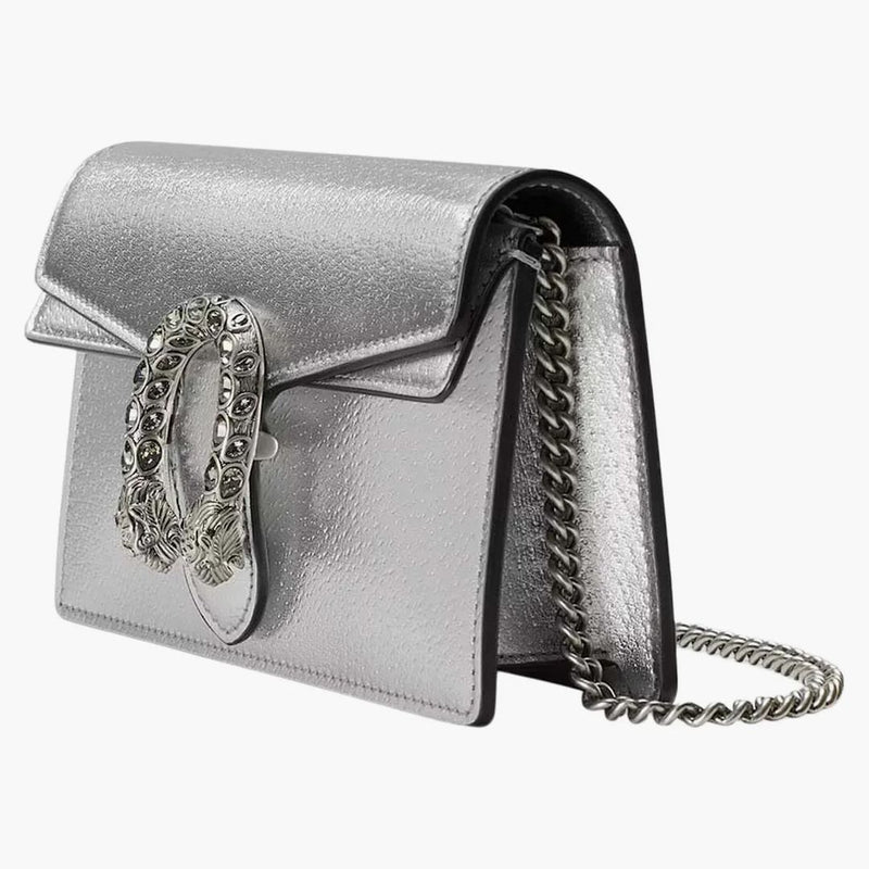 Gucci Dionysus Super Mini Bag Silver