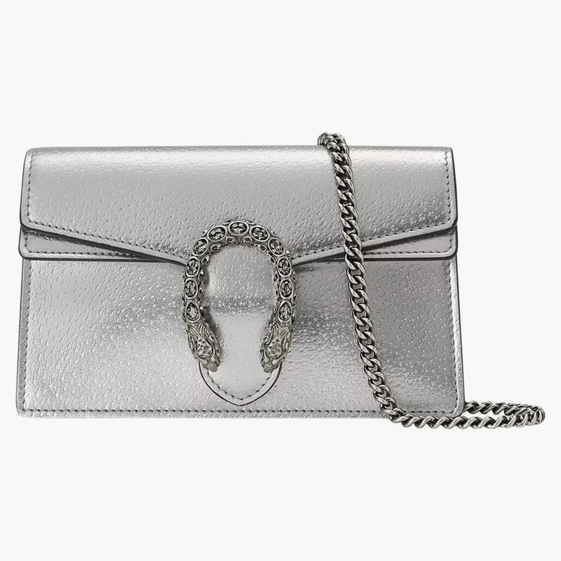Gucci Dionysus Super Mini Bag Silver