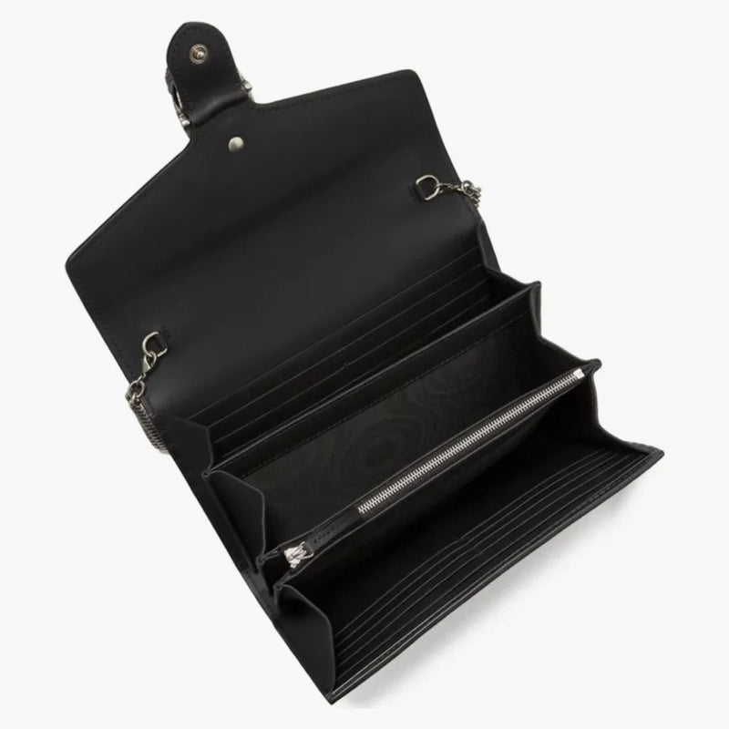 Gucci Dionysus plånbok på kedjan GG Supreme (16 Card Slot) Mini Beige