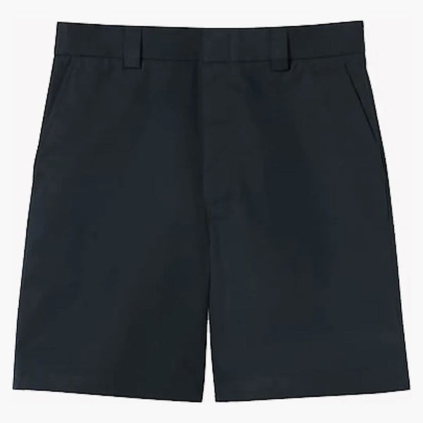Gucci Double Cotton Twill Web Shorts Dark Blue