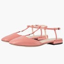 Gucci Double G Ballet Flats Pink Leather (Women's)