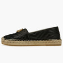 Gucci Double G Espadrille Black Leather