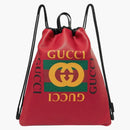 Gucci dragstring tryckröd multicolor