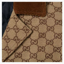 Cristalli Gucci ricamato GG Canvas Coat beige/marrone scuro