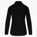 Gucci Embroidered Logo Long Sleeve Blouse Black