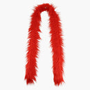 Gucci faux for scarf red