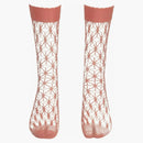 Calzini alla caviglia gucci a pesce rosa