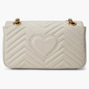 Gucci Gg Marmont Small Matelasse Bag White