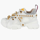 Gucci Flashtrek Chunky Leather Sneakers White Gold (Women's)
