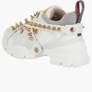 Gucci Flashtrek Chunky Leather Sneakers White Gold (Women's)