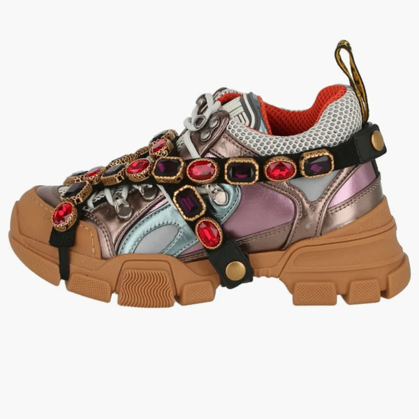 Gucci flashtrek crystal metalic (kvinnors)