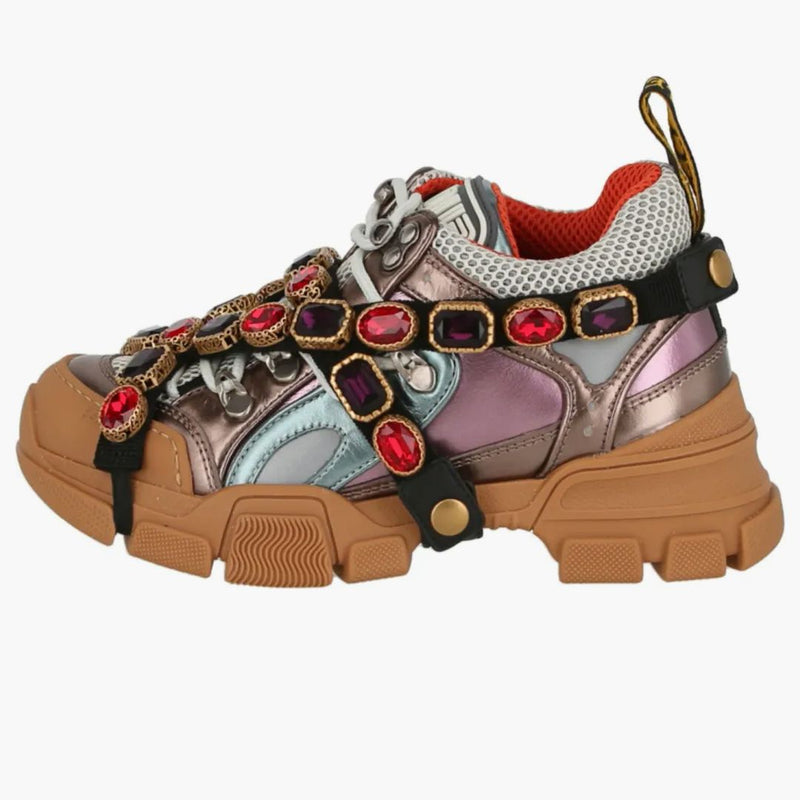 Gucci Flashtrek Crystal Metanic (Women's)