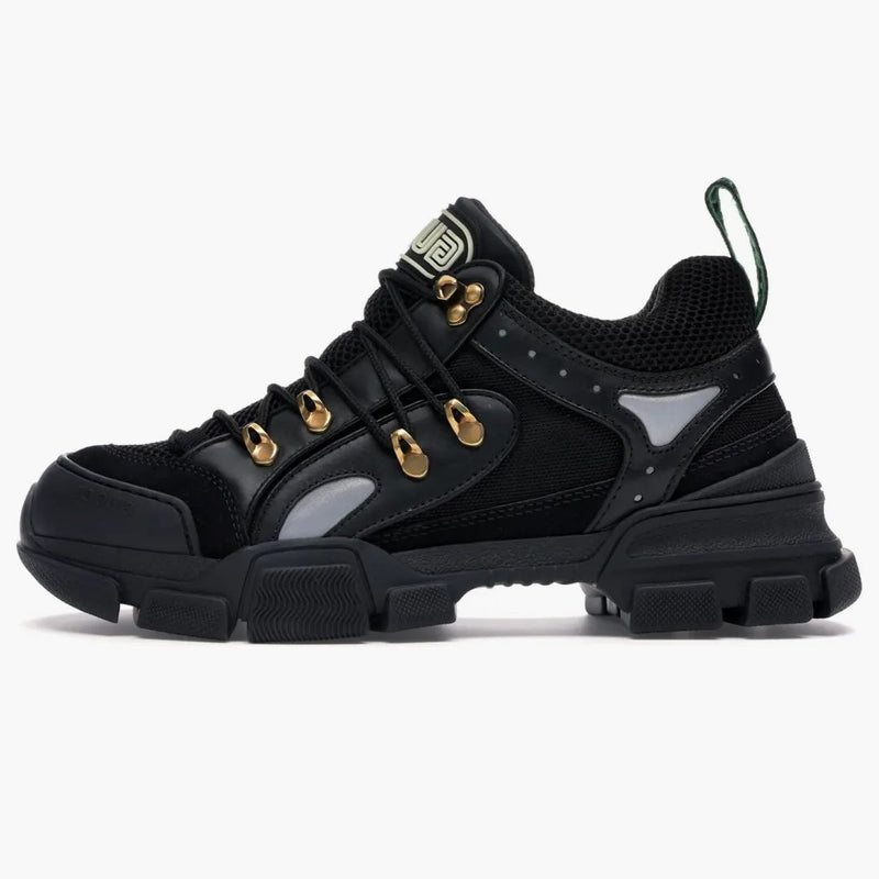 Gucci Flashtrek Sega Black Leather