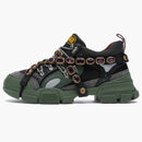 Gucci Flashtrek Sega Green Removable Crystal