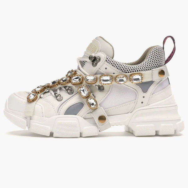Gucci Flashtrek Sega Ivory Wyjmowany kryształ (W)